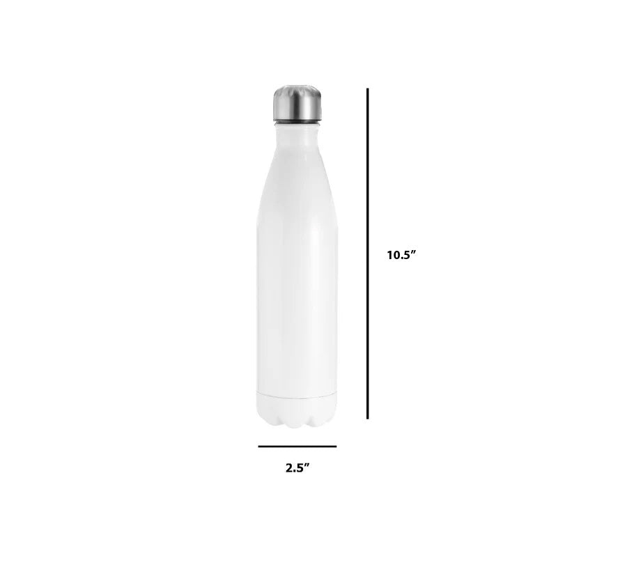 Pearl Coating™ 17oz Sublimation Stainless Steel Coke Shaped Bottle - Pack of 5 - Joto Imaging Supplies US